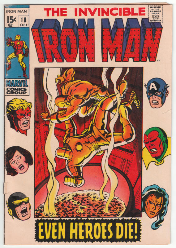 Iron Man #18 front cover