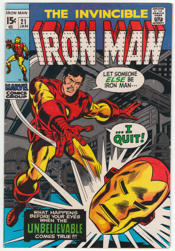 Iron Man #21 front cover