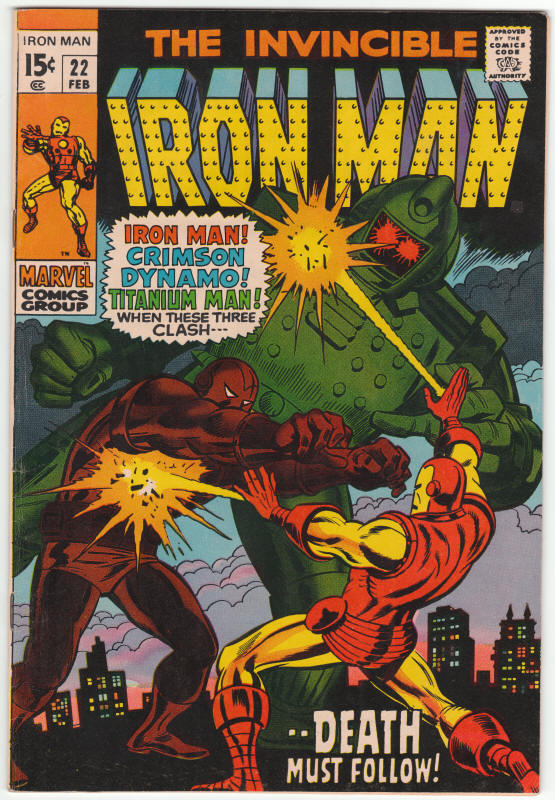 Iron Man #22 front cover