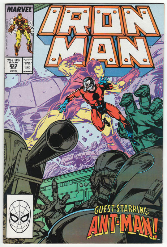 Iron Man #233 front cover