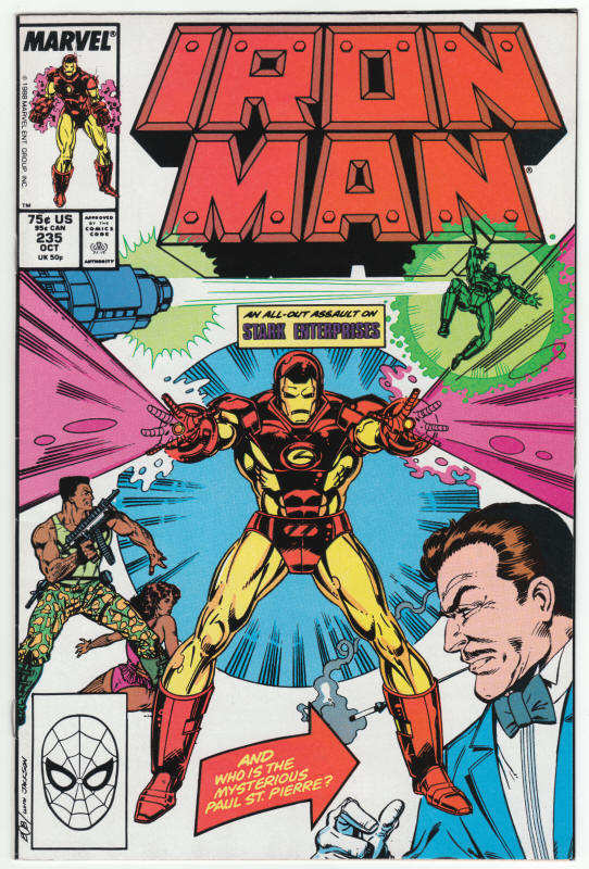Iron Man #235 front cover