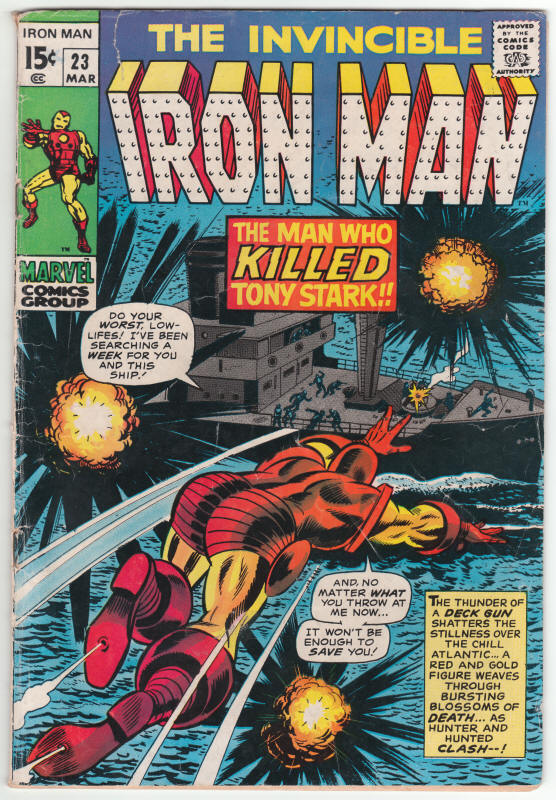 Iron Man #23 front cover