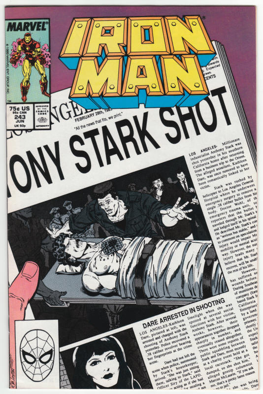 Iron Man #243 front cover