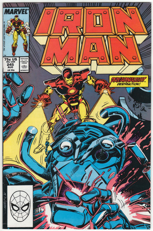 Iron Man #245 front cover