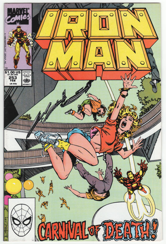 Iron Man #253 front cover