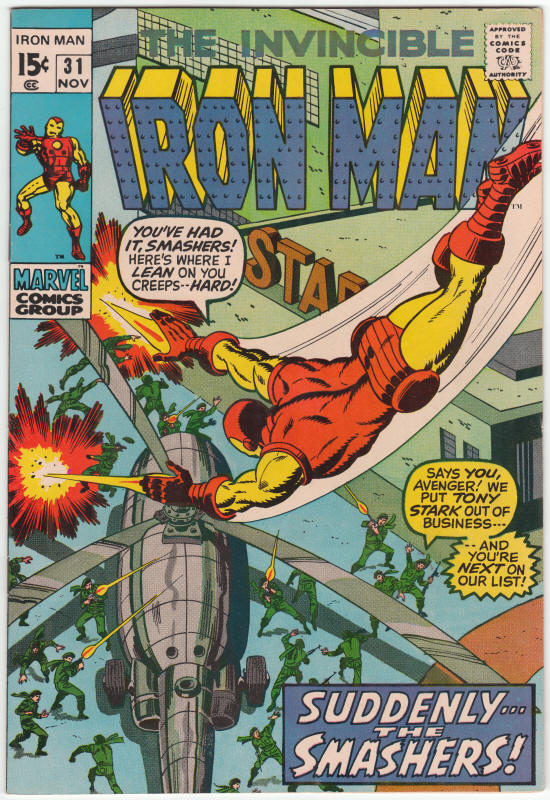 Iron Man #31 front cover