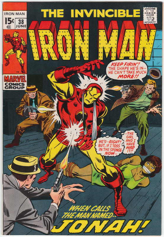 Iron Man #38 front cover