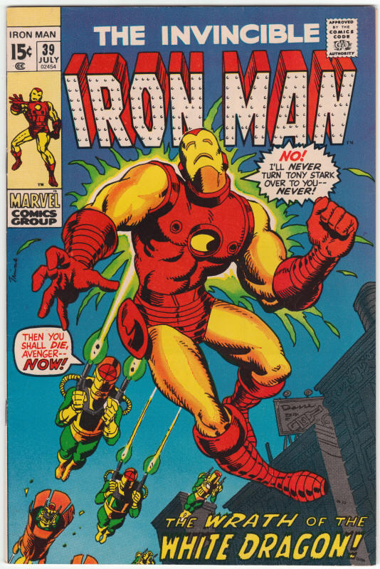 Iron Man #39 front cover