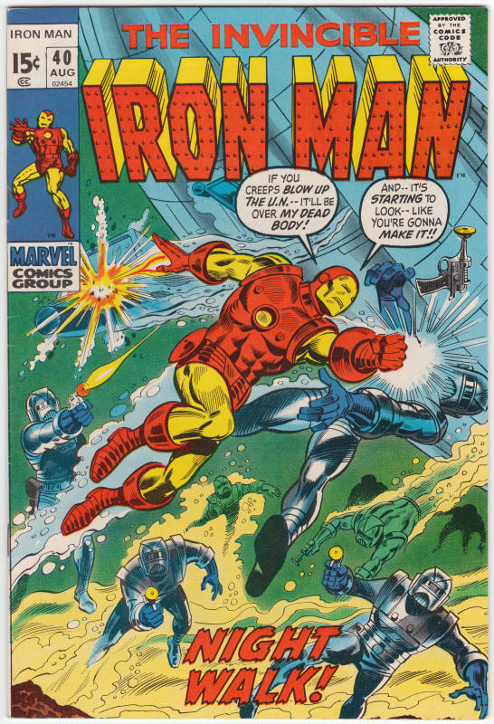 Iron Man #40 front cover