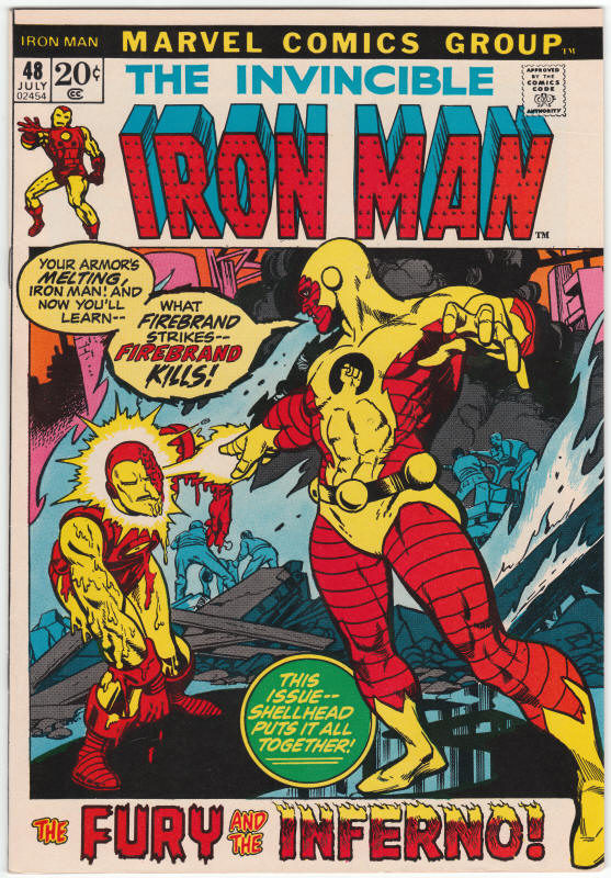 Iron Man #48 front cover