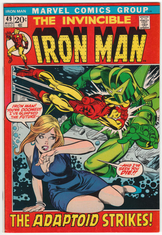 Iron Man #49 front cover