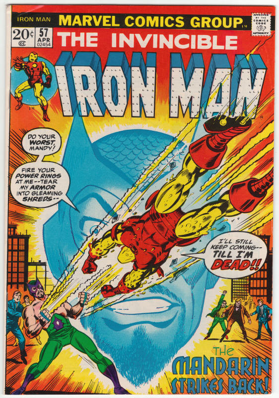 Iron Man #57 front cover