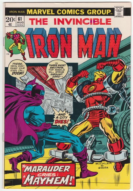 Iron Man #61 front cover