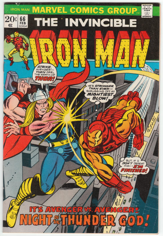 Iron Man #66 front cover