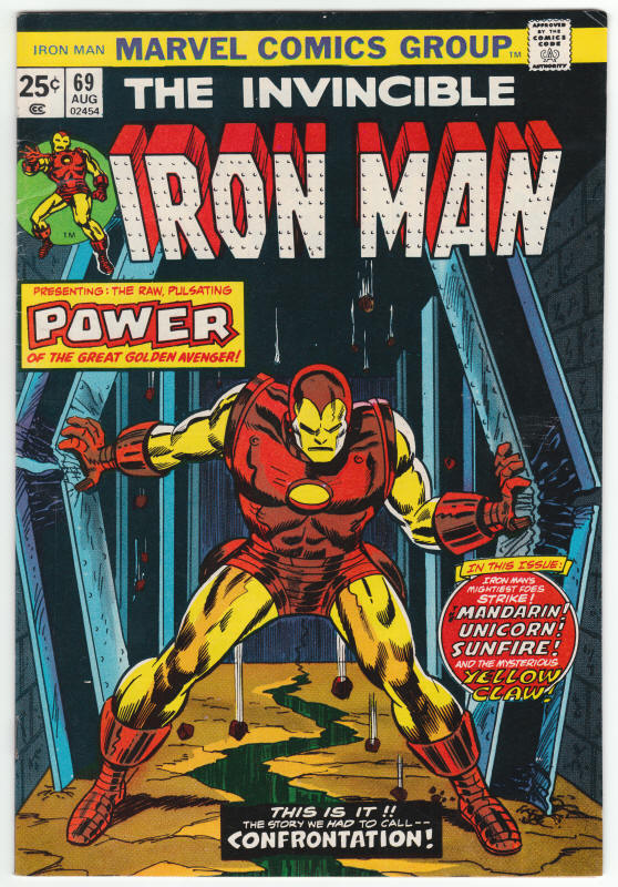 Iron Man #69 front cover