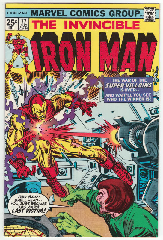 Iron Man #77 front cover