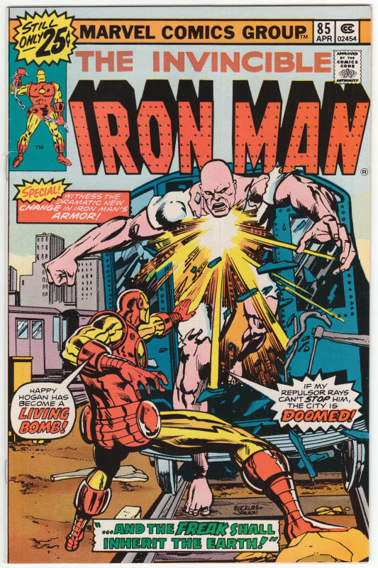 Iron Man #85 front cover
