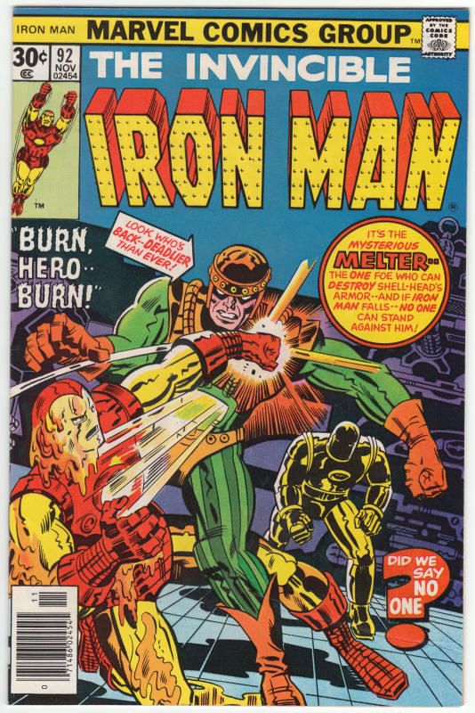 Iron Man #92 front cover