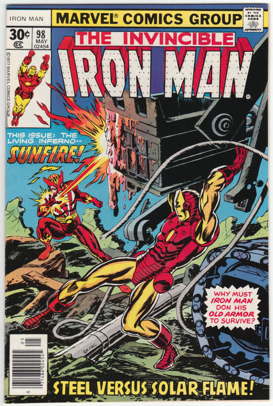 Iron Man #98 front cover