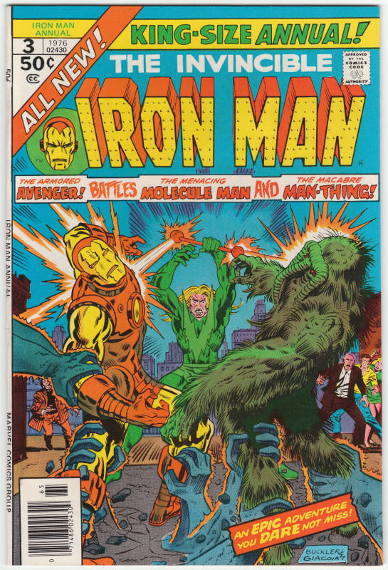 Iron Man Annual 3 front cover