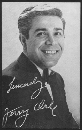 Jerry Vale Recording Artists Arcade Card
