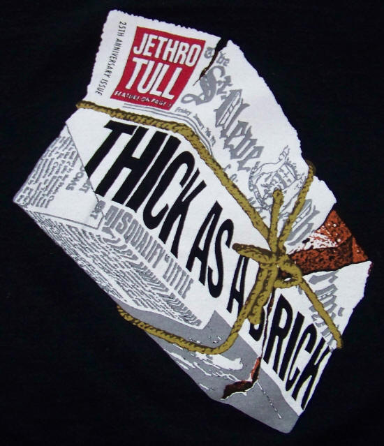 Jethro Tull 1997 Concert Tour T-Shirt design