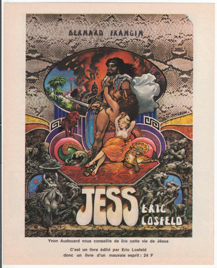 Jess Jim Leon French Promo Flyer 1972