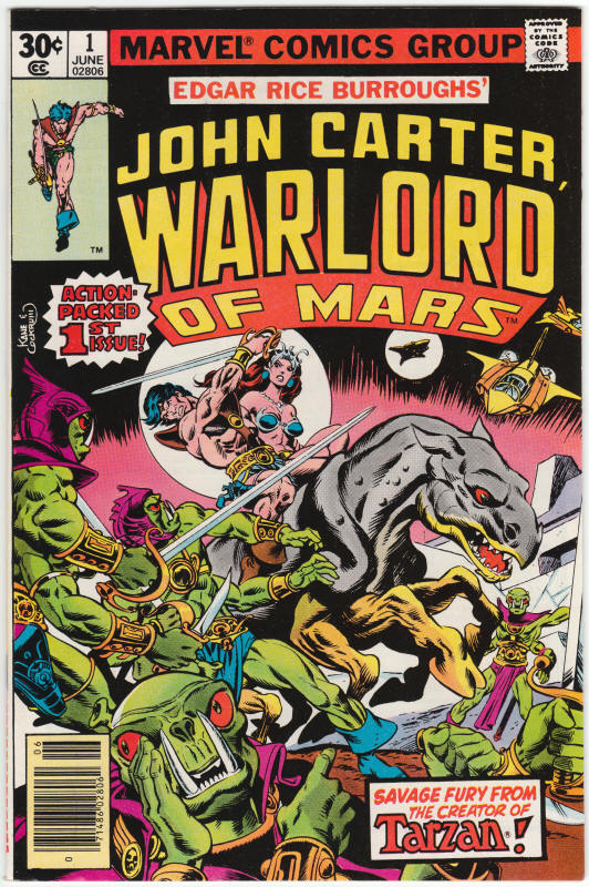 John Carter Warlord Of Mars #1 VF/NM- front cover