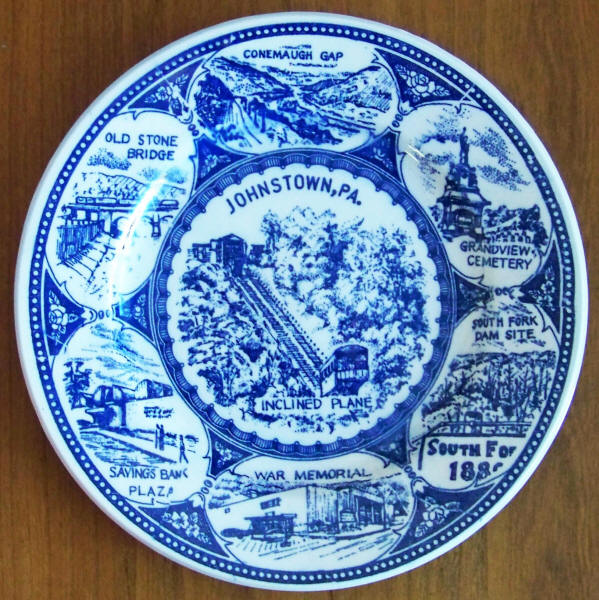 Johnstown Souvenir Plate front