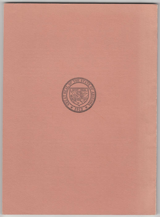 The Journal Of Arizona History Autumn 1965 back cover