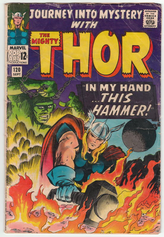 Journey Into Mystery #120 Thor front cover