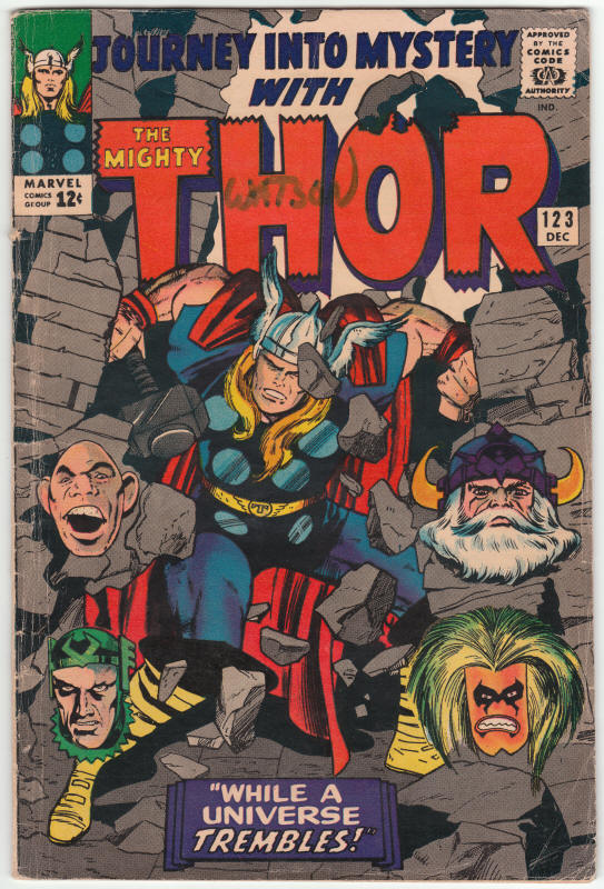 Journey Into Mystery #123 Thor front cover