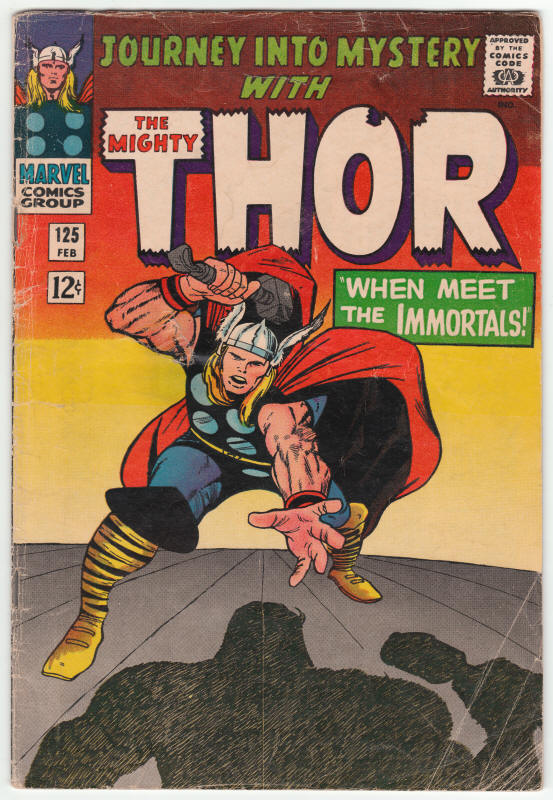 Journey Into Mystery #125 Thor front cover