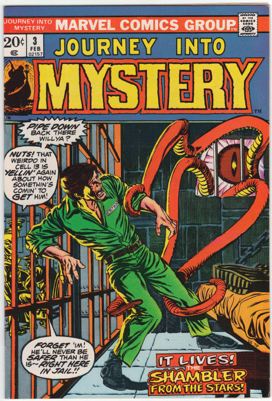 Journey Into Mystery #3 1972 Second Series front cover