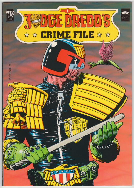 Judge Dredds Crime File Volume One front cover