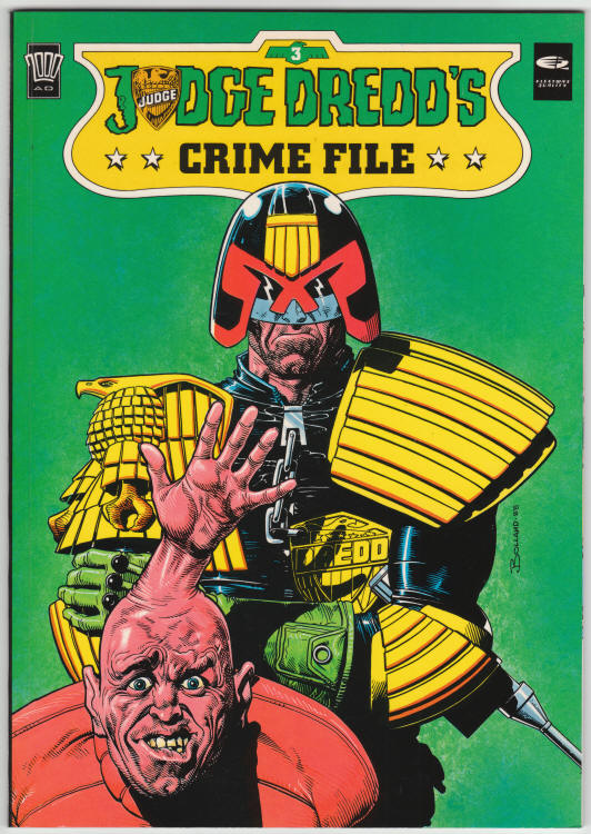 Judge Dredds Crime File Volume Three front cover