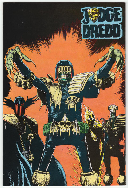 Judge Dredd #3 1983 back cover