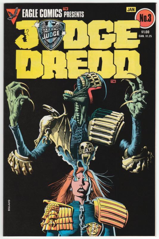 Judge Dredd #3 1983 front cover