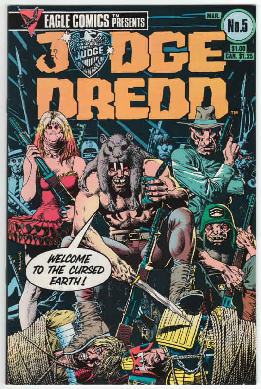 Judge Dredd #5 1983 front cover