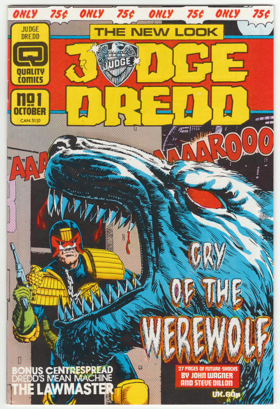 Judge Dredd Volume 2 #1 1986 front cover