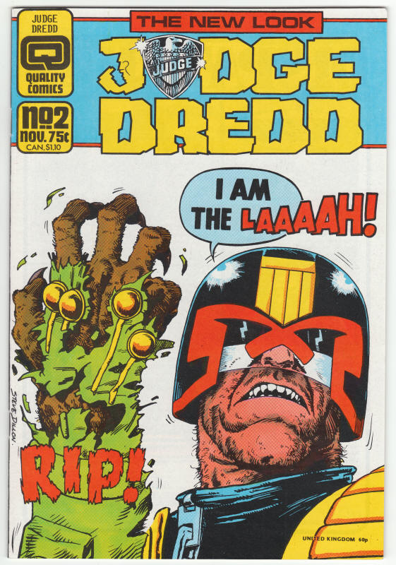 Judge Dredd Volume 2 #2 1986 front cover