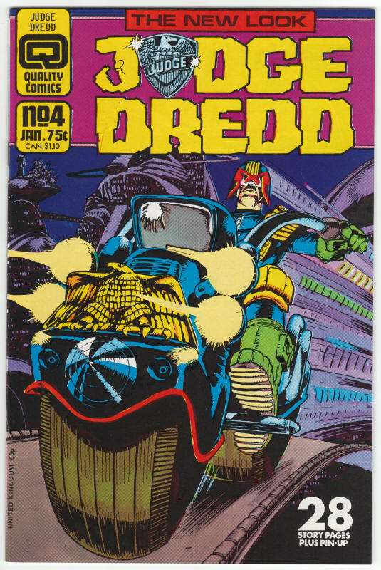 Judge Dredd Volume 2 #4 1986 front cover