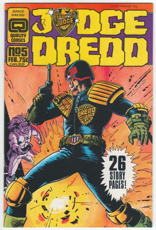 Judge Dredd Volume 2 #5 1986 front cover