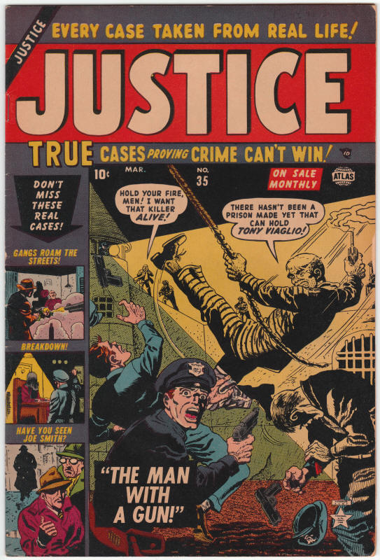 Justice Comics #35 front cover