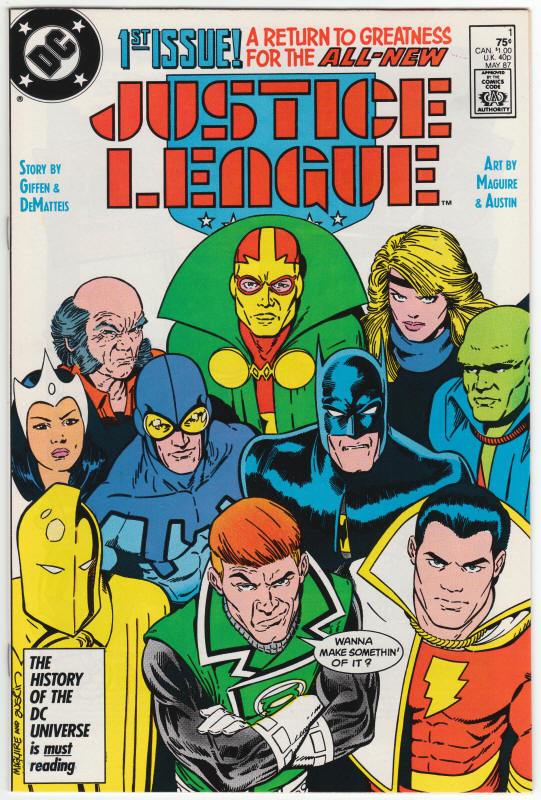 Justice League #1 front cover