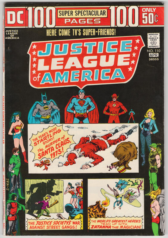 Justice League Of America #110 front cover