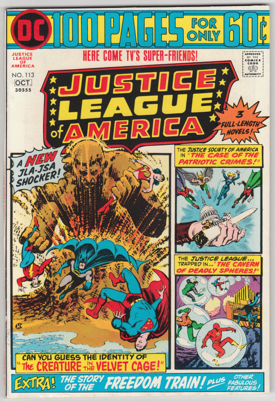 Justice League Of America #113 front cover