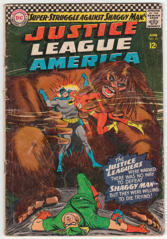 Justice League Of America #45 front cover