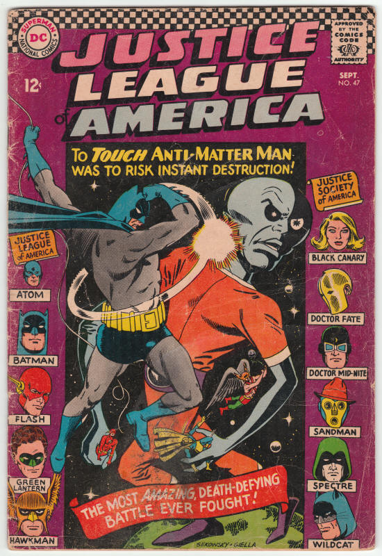 Justice League Of America #47 front cover