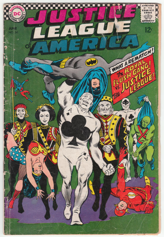 Justice League Of America #54 front cover